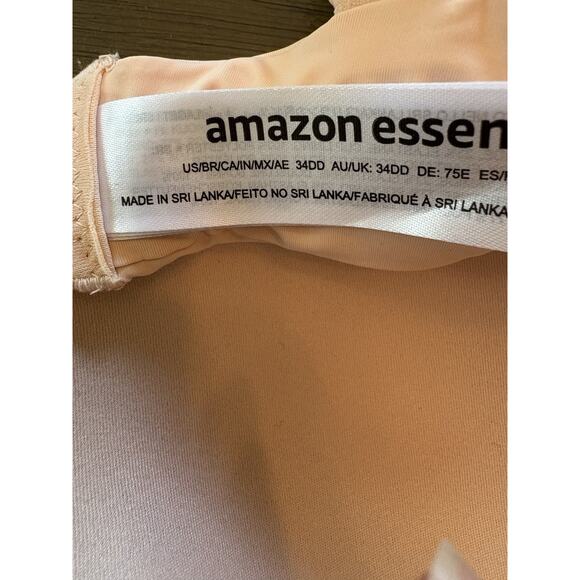Women's Classic Bra Size 34DD Beige Underwire Amazon Essentials - Picture 3 of 3